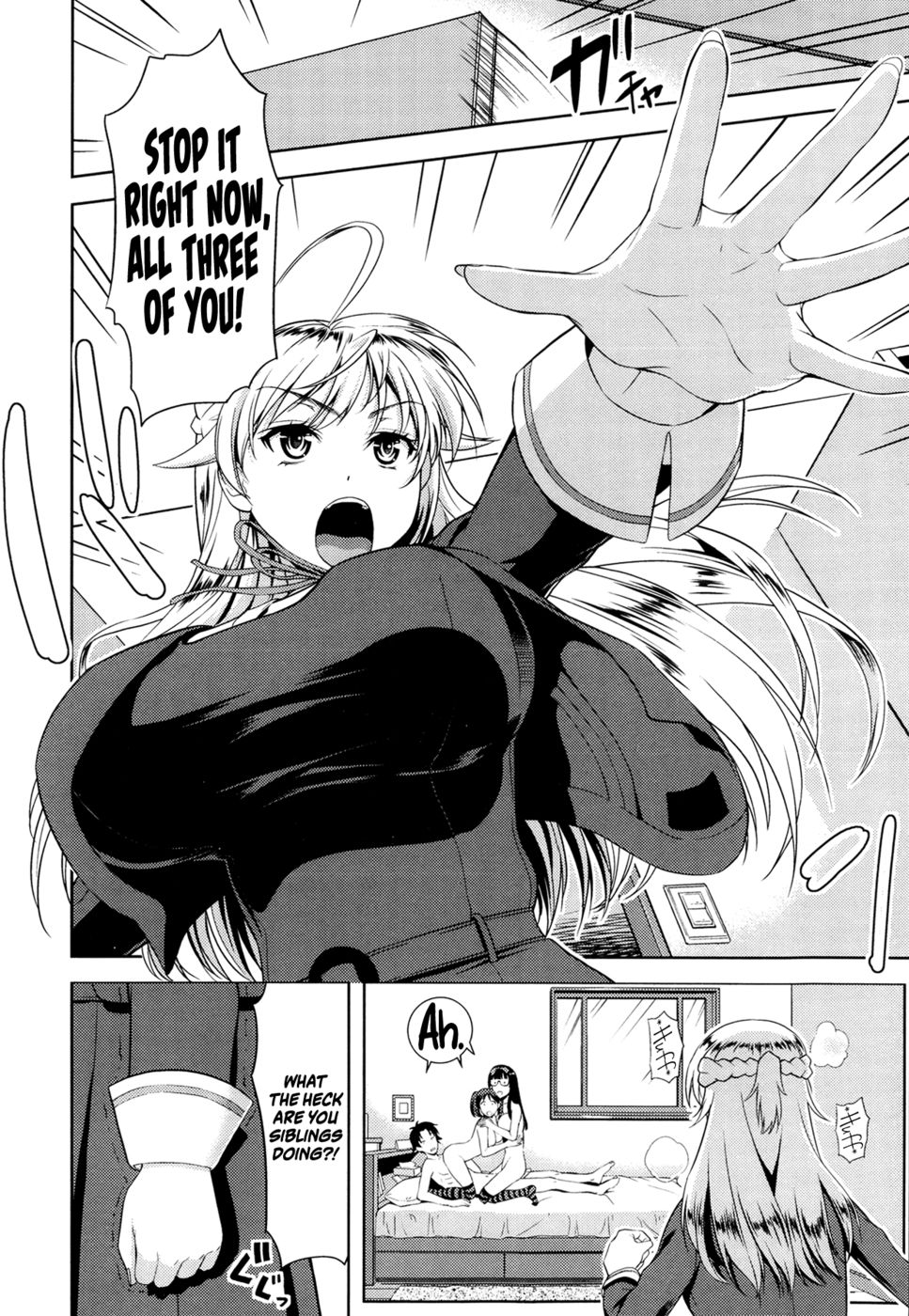 Hentai Manga Comic-I want to be your bride even though I'm your sister!-Chapter 3-4